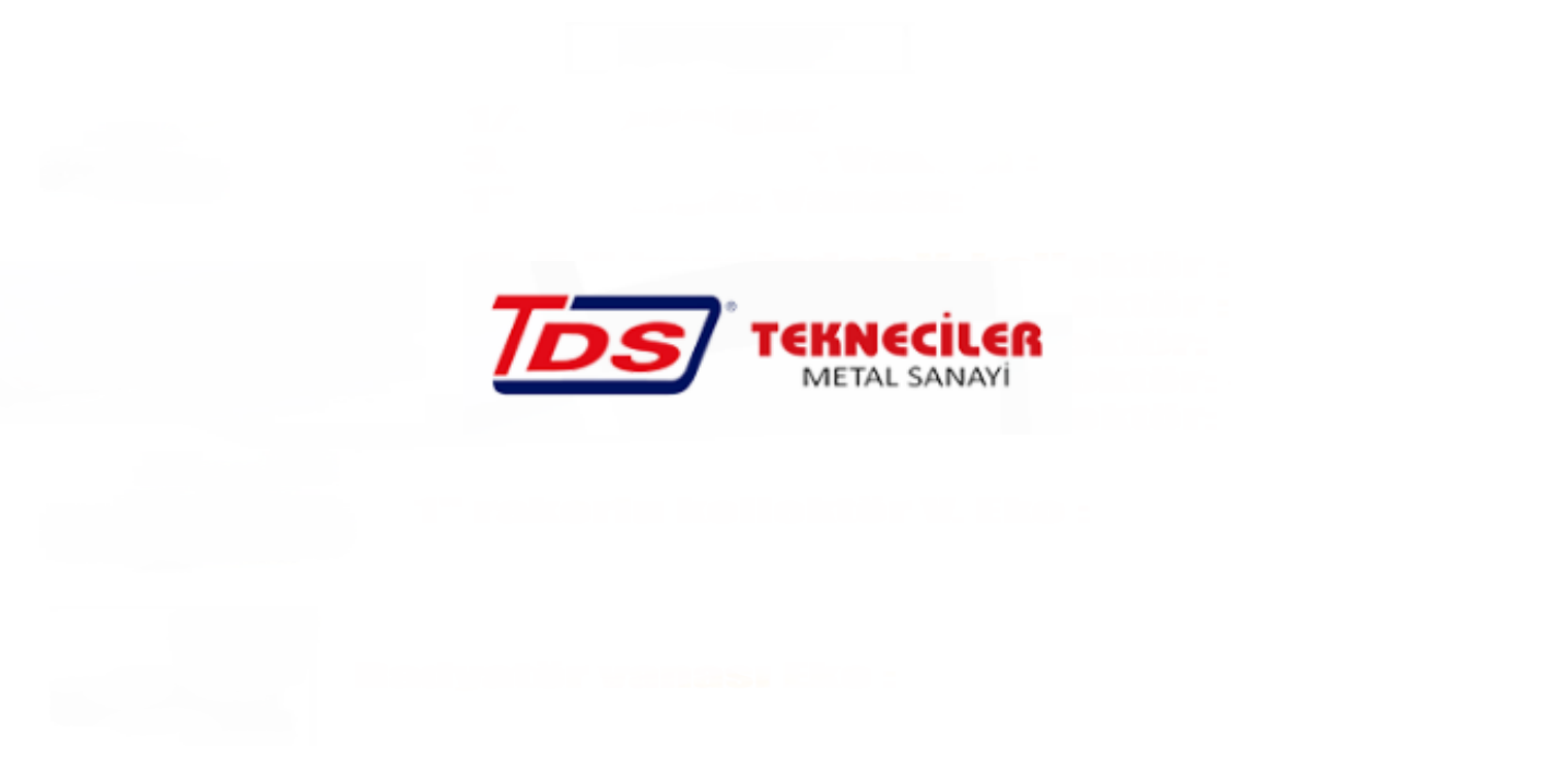 TDS TEKNECİLER METAL